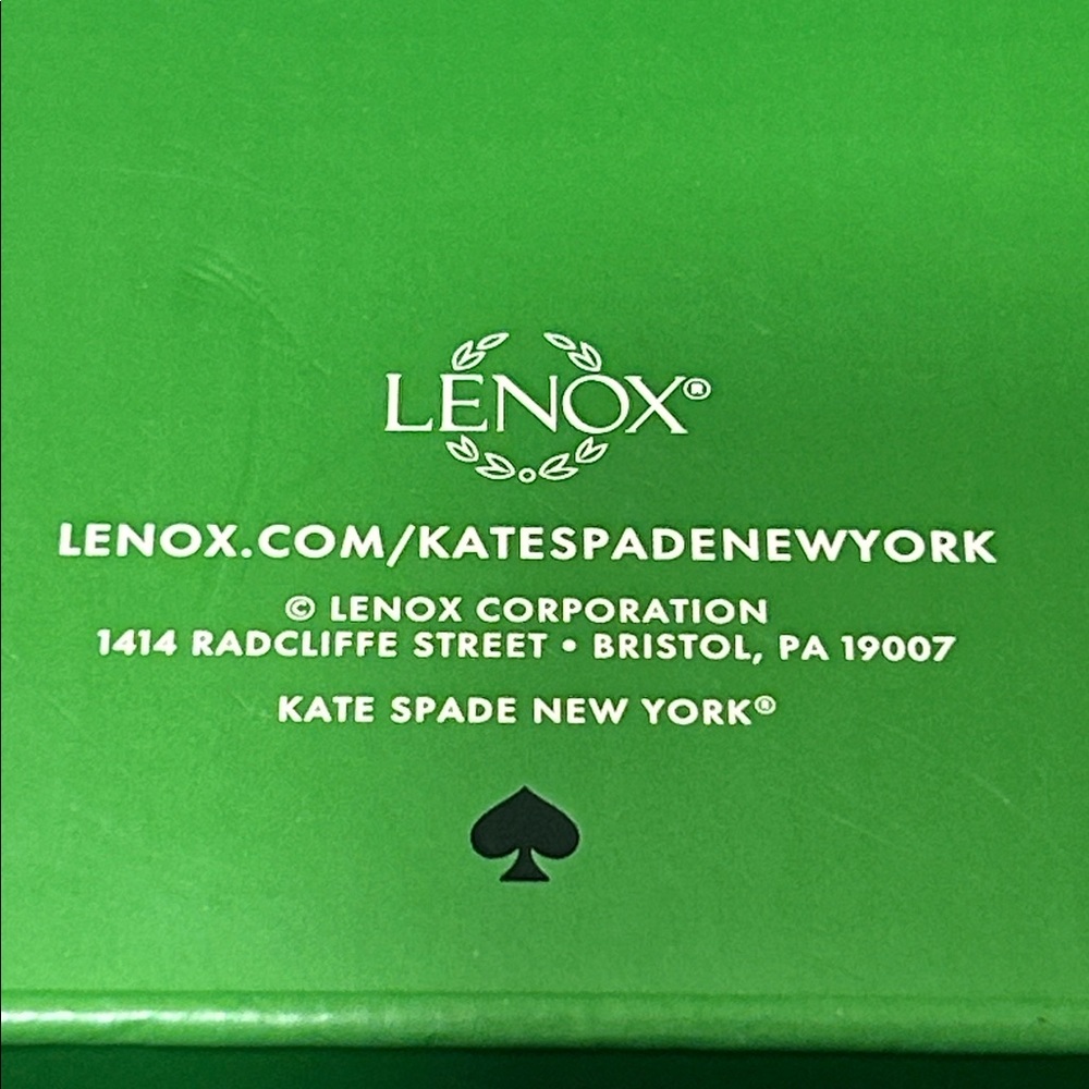KATE SPADE for Lenox Champagne Flutes Pair “Grace Avenue” - Picture 5 of 10